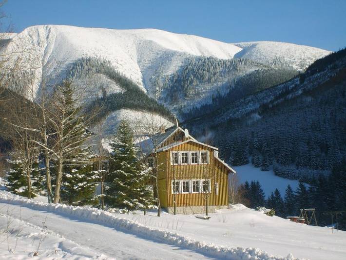 Pension voor 4 personen, with terras and uitzicht as well as tuin, met huisdier in Tsjechië