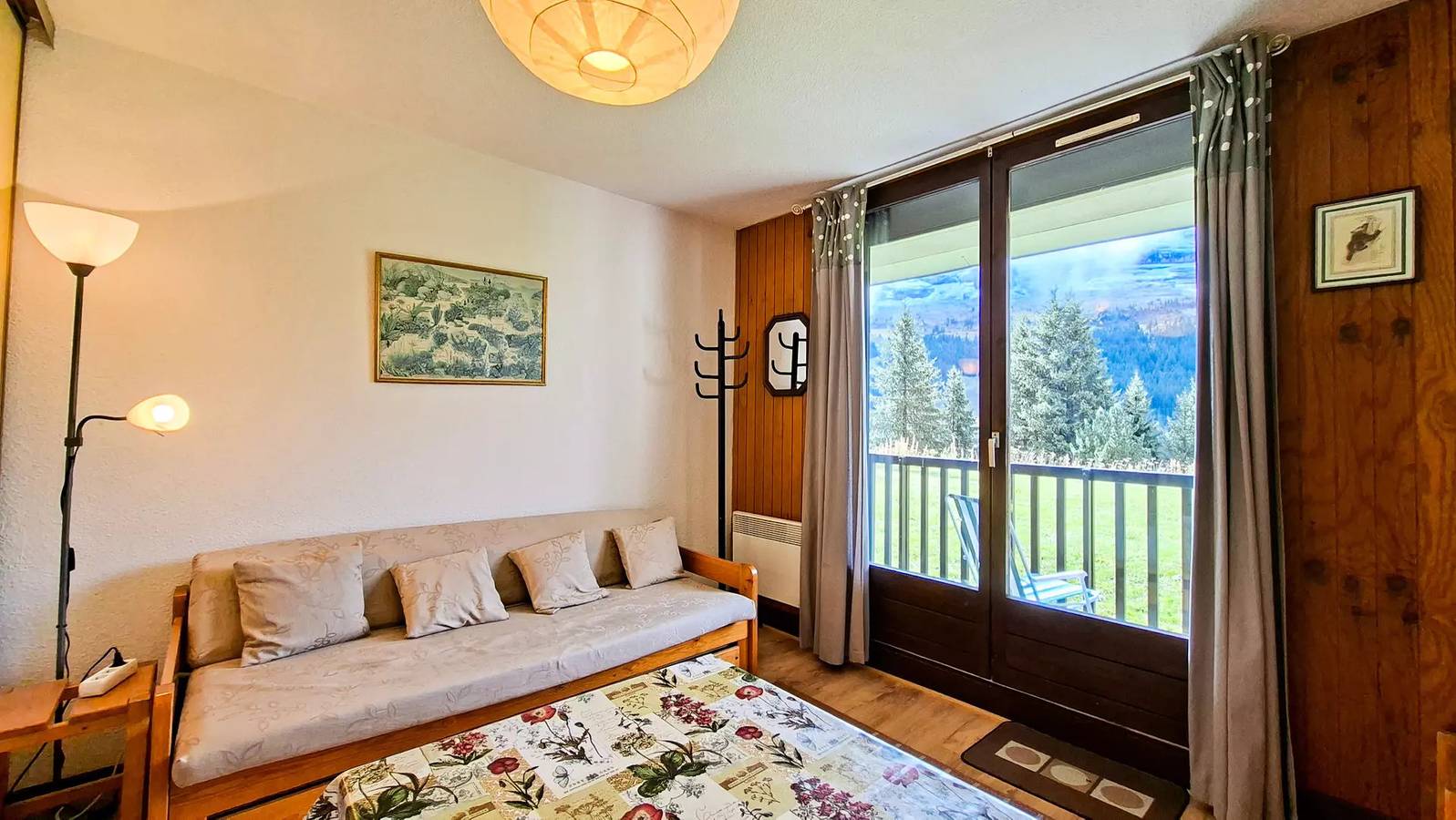 Studio entier, Studio confortable avec balcon · Centre station in Flaine, Arâches-la-Frasse