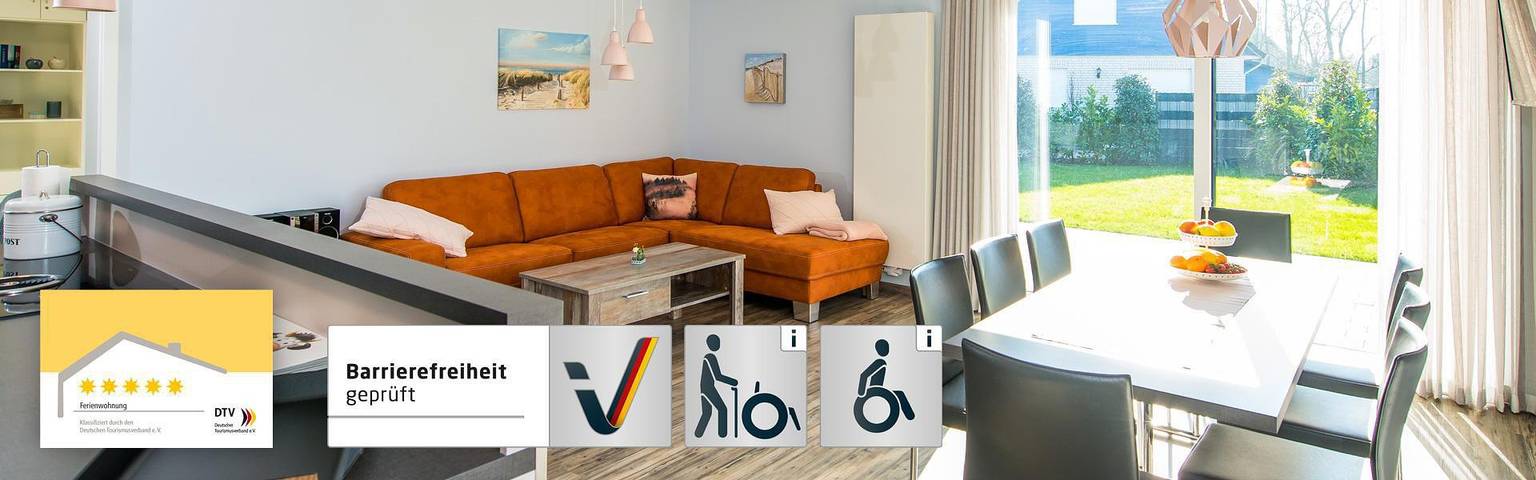 Ferienwohnung für 6 Personen, mit Terrasse und Garten
