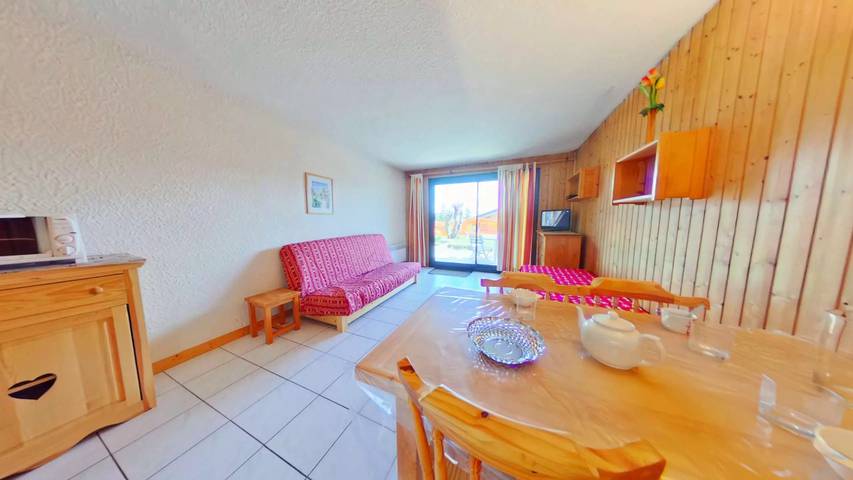 Studio pour 3 personnes, avec vue et terrasse