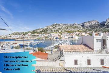 Gîte pour 4 personnes, avec balcon dans Les Goudes