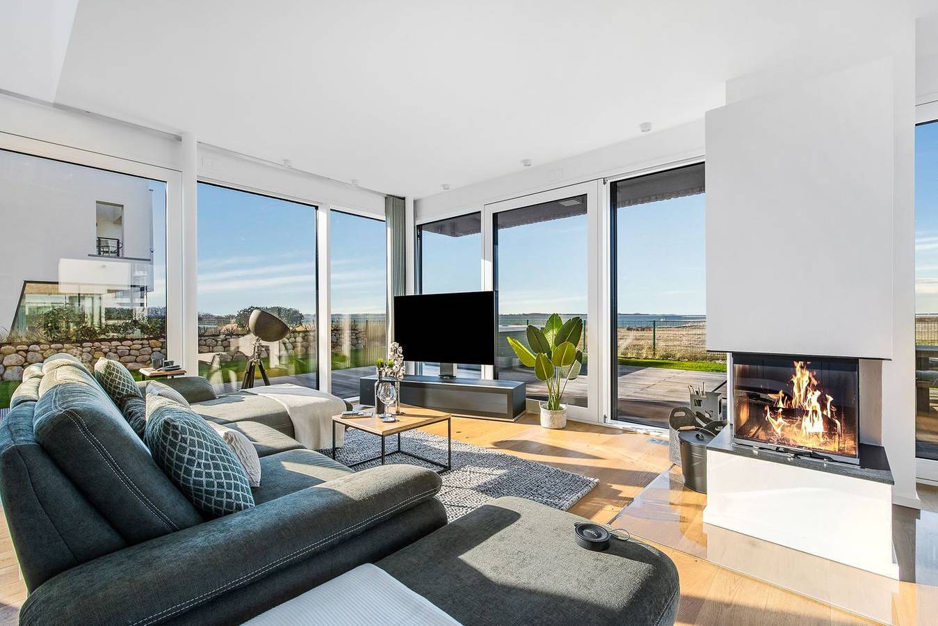 "Villa King" mit Meerblick, Sauna, Garten & Spielgerüsten – perfekt für Familien in Olpenitz, Kappeln