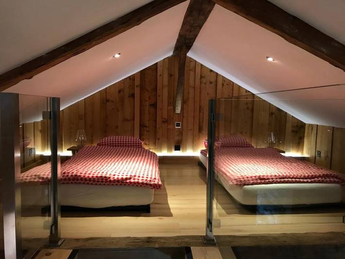 Maison d’hôte pour 4 personnes, avec Balcon ainsi que Terrasse et Vue dans Entremont