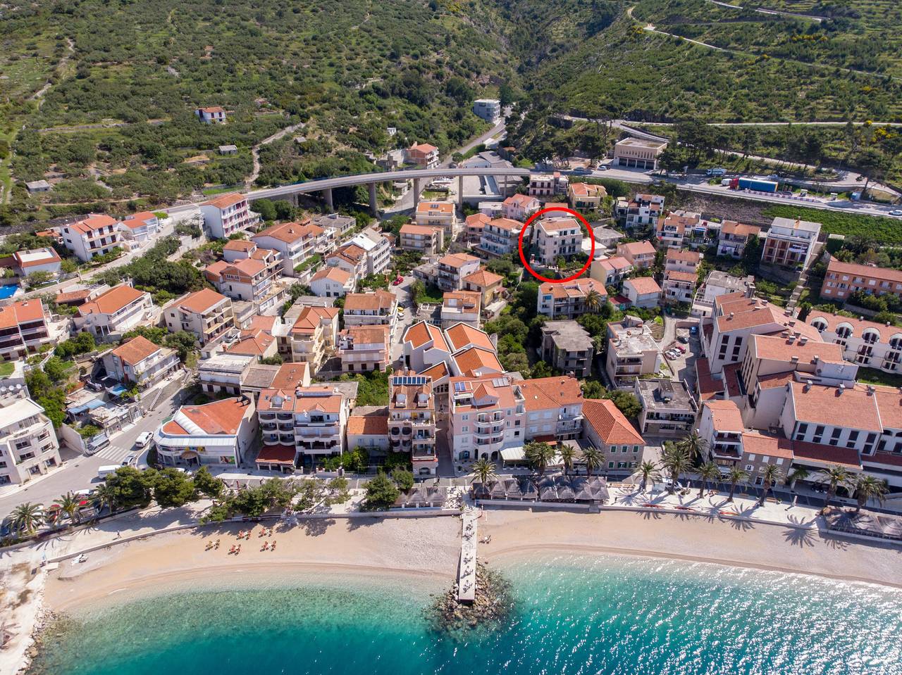 Apartamento entero, Apartments and Room Sun & Sea in Podgora, Rivera de Makarska