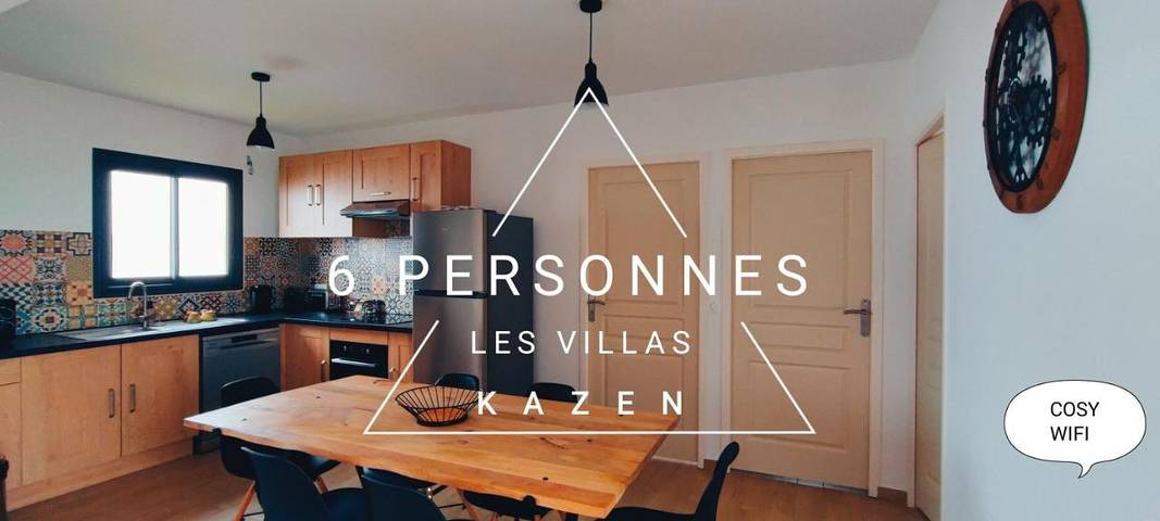 Maison de vacances pour 6 personnes, avec vue et jardin