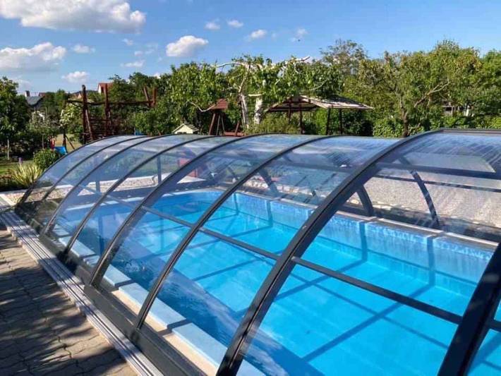 Ferienhaus mit Pool, Klimaanlage und Wifi in Gyenesdias, Balaton Hochland Nationalpark