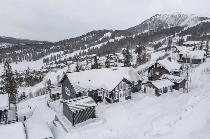 Villa for 16 personer, med sauna og terrasse i Åre
