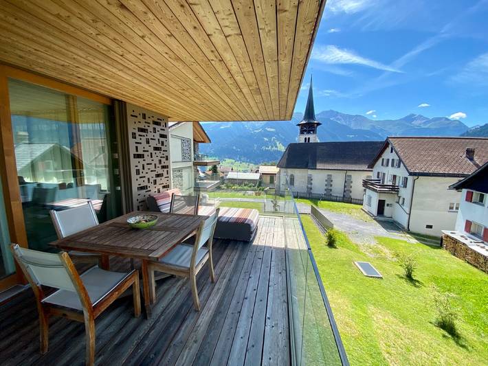 Ferienwohnung für 6 Personen, mit Balkon und Terrasse sowie Sauna