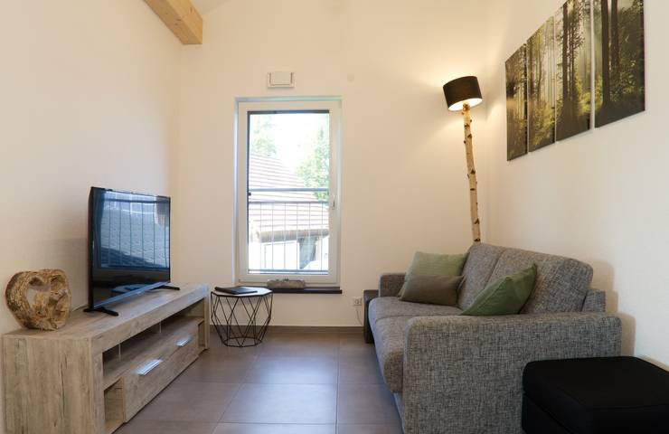 Gîte pour 4 personnes, avec terrasse et jardin à Neukirch