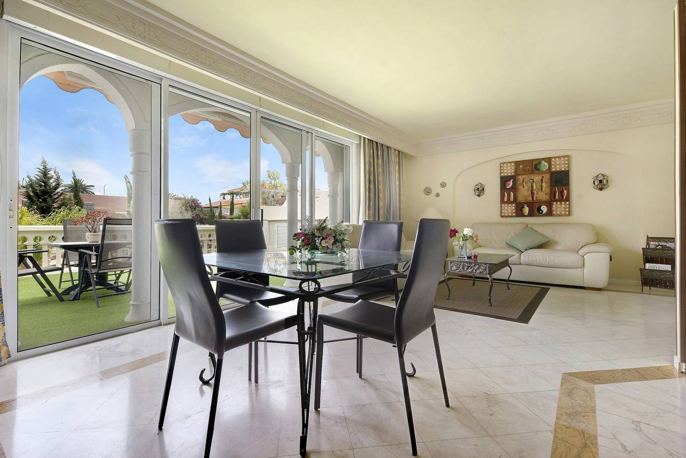 Apartamento entero, "Apartamento Parque Lotos" con vistas a la montaña, piscina, Wi-Fi y terraza in El Durazno, Puerto de la Cruz