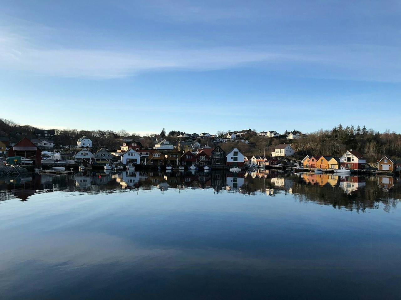 Fischerhütte mit Meerblick in Bømlo