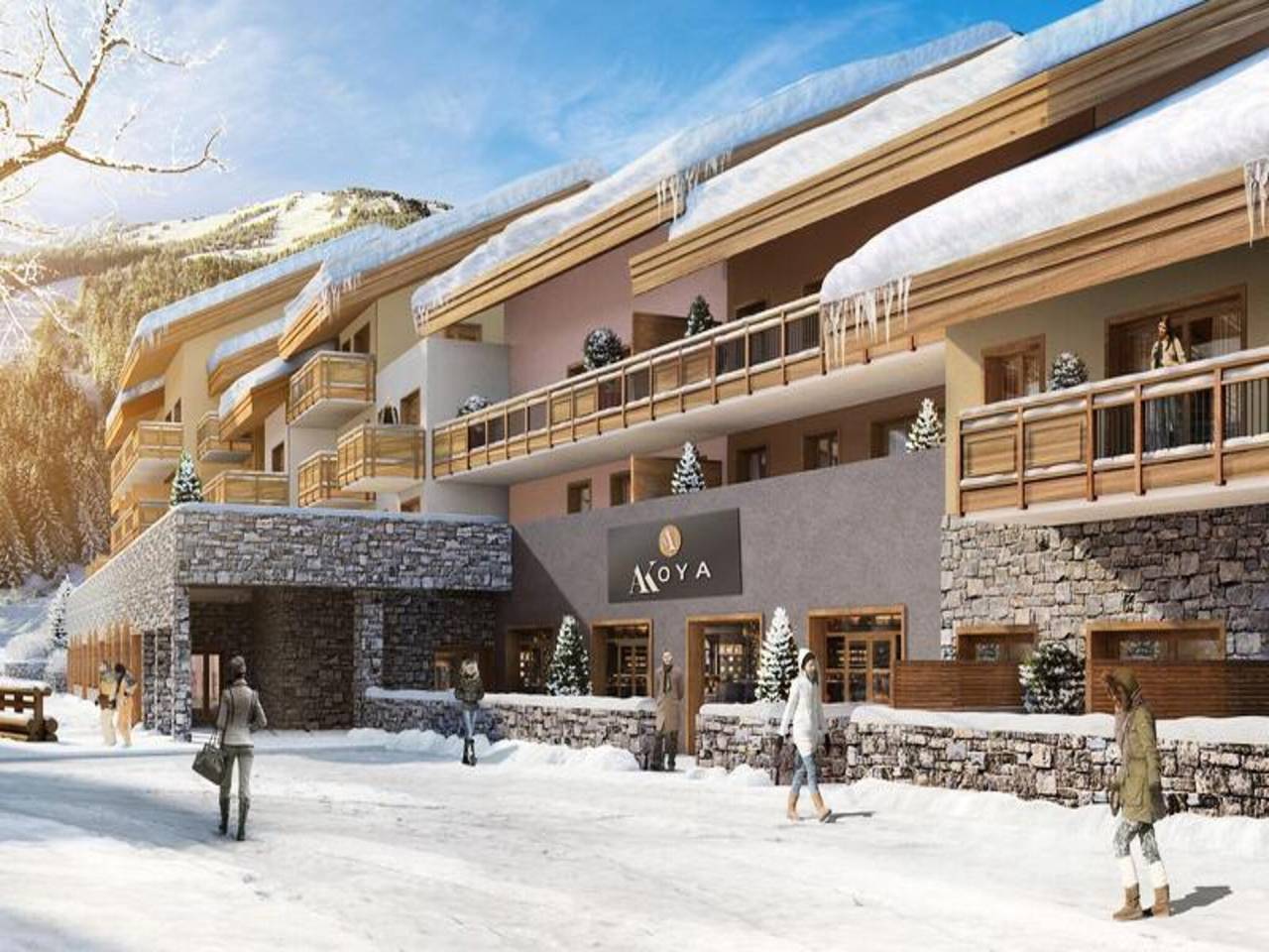 Ganze Wohnung, Wohnung in Valmorel nahe Skiliften in Valmorel, Les Avanchers-Valmorel