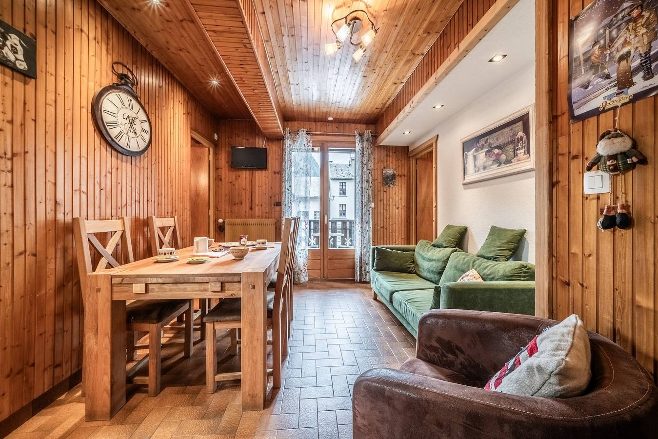 Ganze Wohnung, Ferienwohnung 'Appartement Chalet - Le Fêni' mit Bergblick, Balkon und Wlan in Abondance, Les Portes du Soleil