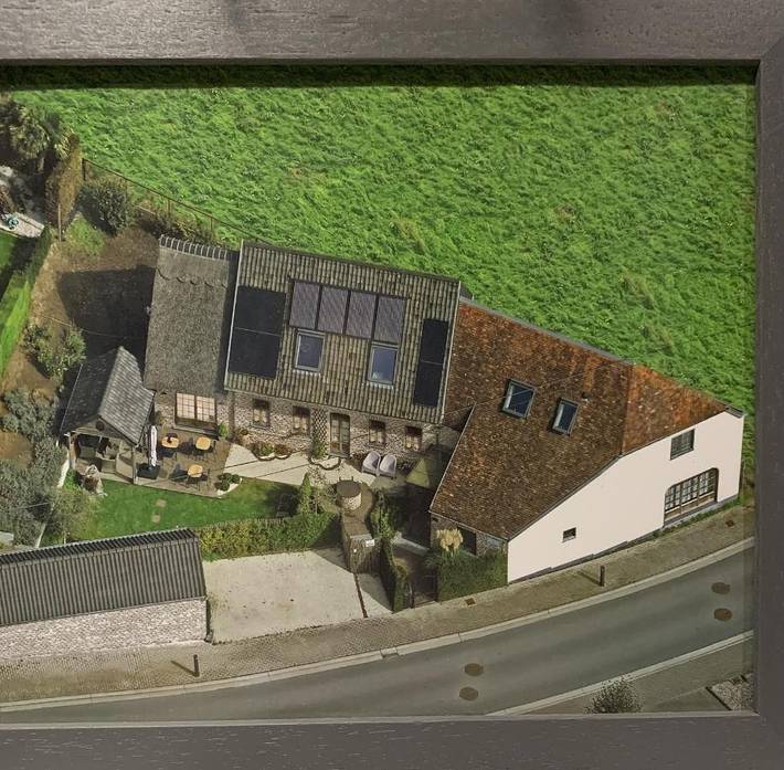 Chambre d’hôte pour 2 personnes, avec Terrasse ainsi que Jardin et Vue à Zwalm