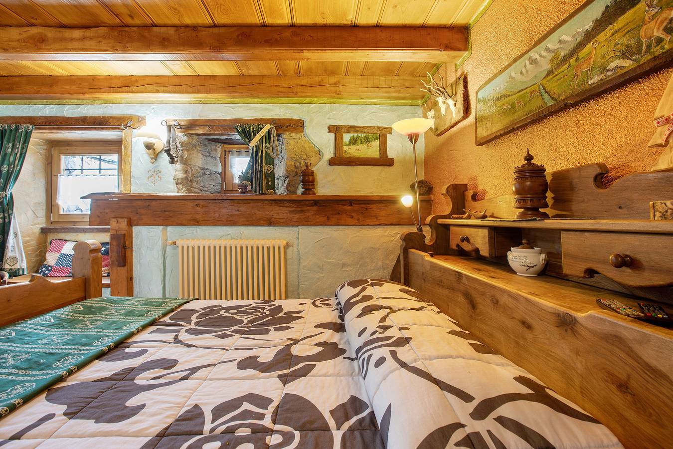 Zimmer 'Capriolo' mit Bergblick, Gemeinschaftsgarten und Wi-Fi in Comune di Charvensod, Italienische Alpen