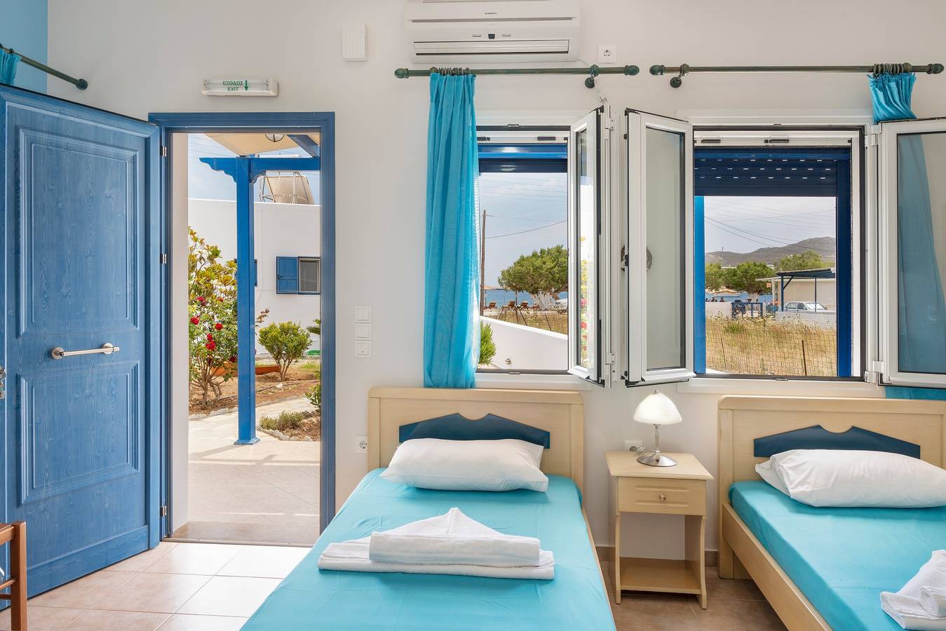 Monolocale intero, Monolocale 'Studios Ninemia Serifos 1' con vista mare, Wi-Fi e aria condizionata in Livadi, Cicladi