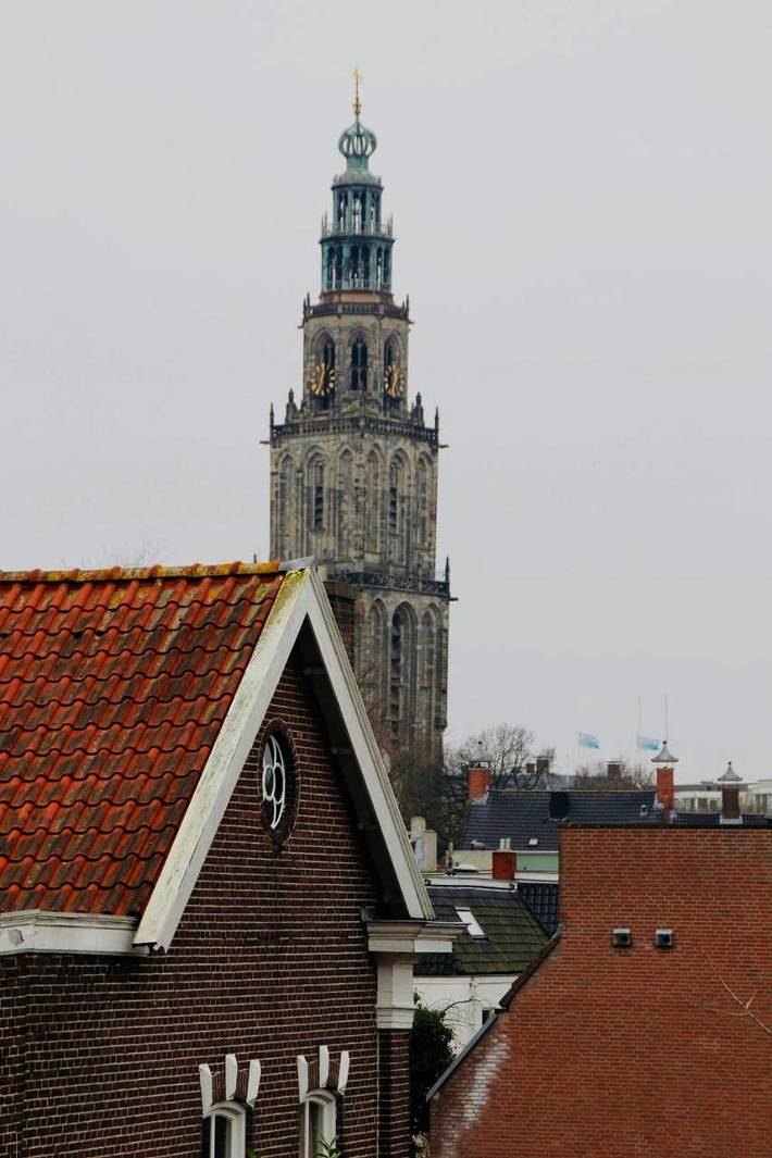 Ferienwohnung für 2 Personen, mit Terrasse und Ausblick in Groningen