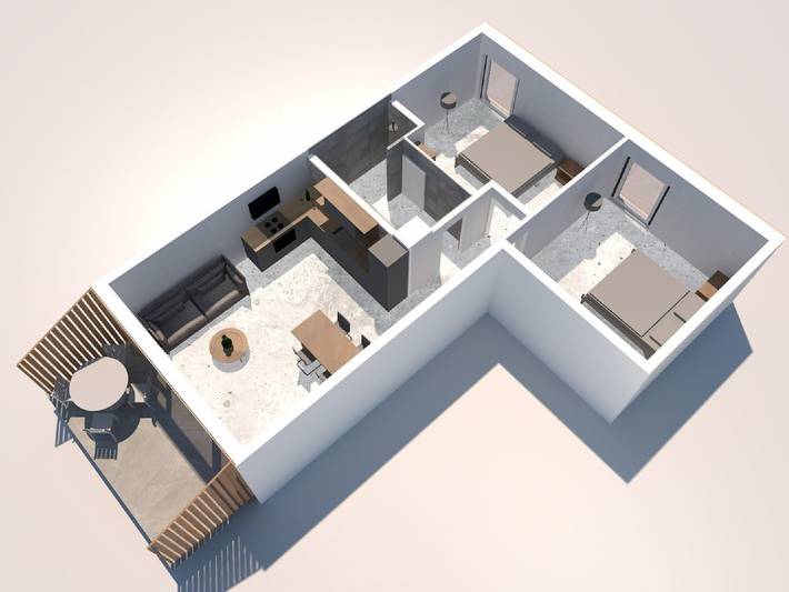 Gîte pour 4 personnes, avec balcon à Freiburg - 2