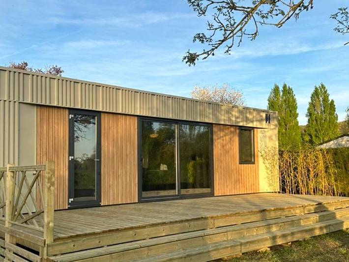 Camping Chateau de Bouafles - Mobilheim 4 personen - 197 in Bouafles, Les Andelys und Umgebung
