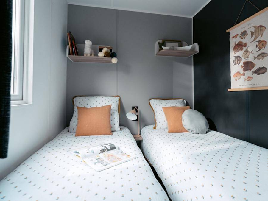 Camping La Prairie  - Mobilhome 4 personnes - Loggia Bay 2 chambres in Le Crotoy, Région d'Abbeville