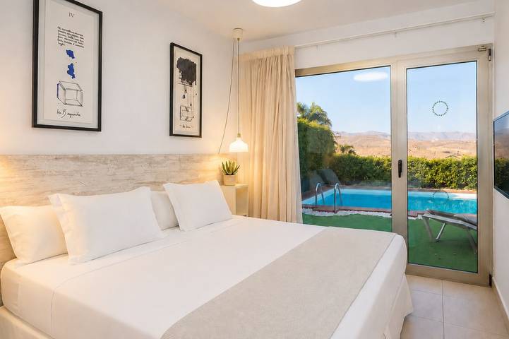 Villa für 4 Personen mit Pool in Salobre, San Bartolomé de Tirajana