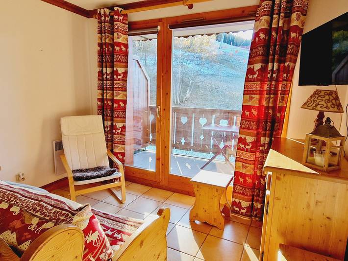 Appartement de vacances pour 4 personnes, avec balcon dans La Plagne
