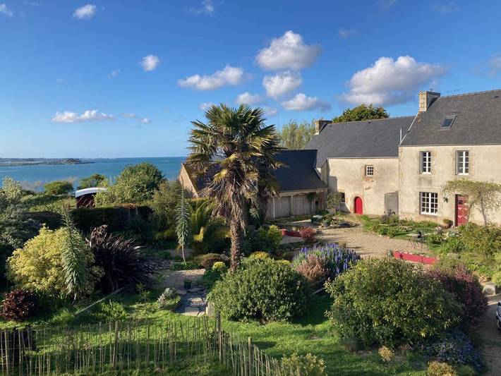 Maison d’hôte pour 2 personnes, avec Vue à Taulé