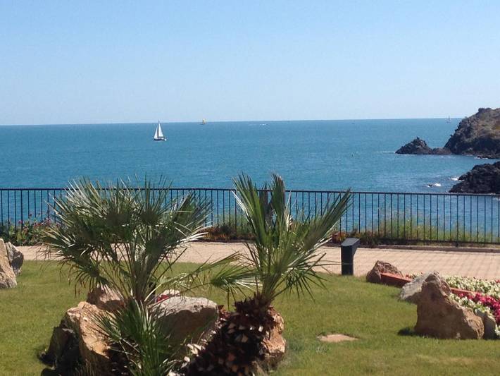 Location de vacances pour 4 personnes, avec terrasse à Collioure