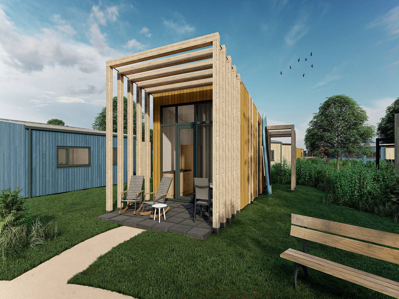 Tiny House in Arcen with Lake Canoe Access in Nationalpark De Maasduinen