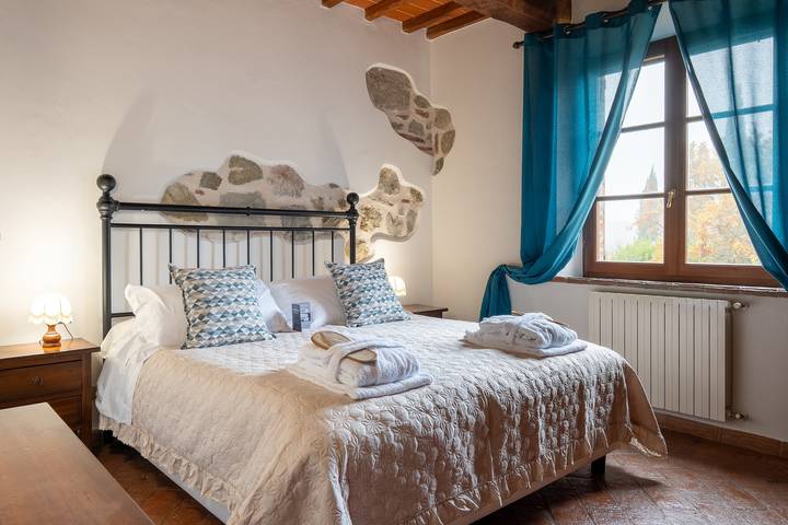 Agriturismo per 3 persone, con giardino, con animali domestici a Torrita di Siena