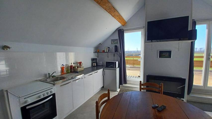 Gîte pour 4 personnes, avec balcon et vue, adapté aux familles à Lyons-la-Forêt - 4