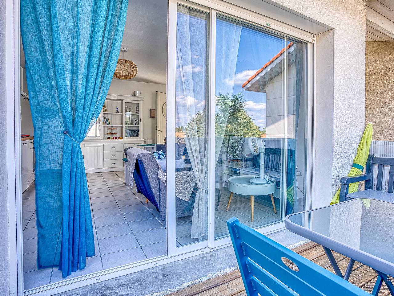 Appartement entier, Charmant T2 avec terrasse, climatisation et Wifi - Quartier résidentiel à Biscarrosse in Biscarrosse (bourg), Biscarrosse