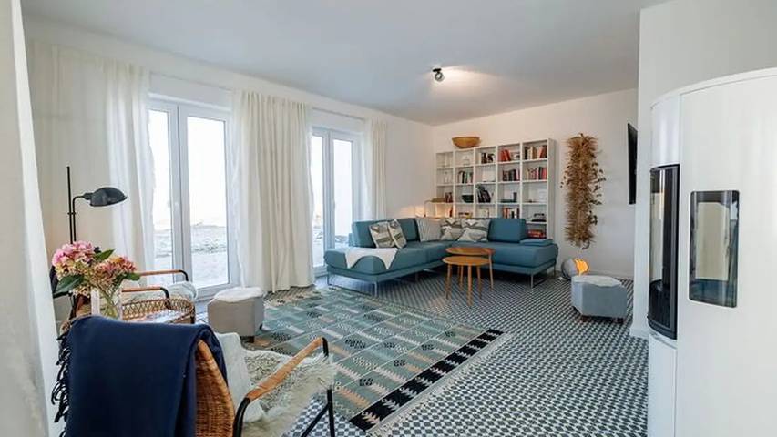 Ferienhaus für 8 Personen, mit Garten und Sauna sowie Balkon in Poseritz - 4