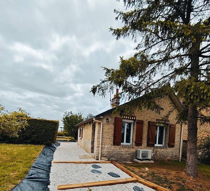 Location de vacances pour 5 personnes, avec jardin à Mézidon-Canon