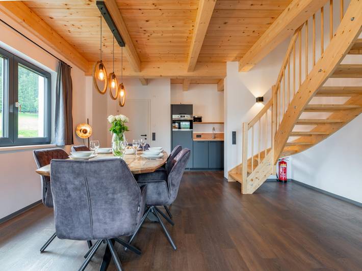 Ferienhaus für 6 Personen, mit Balkon und Terrasse sowie Garten in Obermöschach