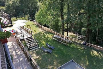 Gîte pour 21 personnes, avec jardin et balcon à Pont-de-Larn