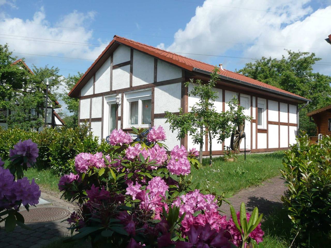 Ferienhaus Kogge im Feriendorf Altes Land - Ferienhaus 306 Kogge 60qm bis 5 Personen mit Haustier in Hollern-Twielenfleth, Altes Land Stade