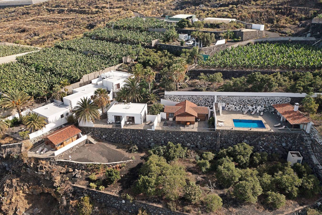 Ferienhaus 'Moijama 4' mit Meerblick, Gemeinschaftspool und Wlan in Puerto Naos, Los Llanos de Aridane