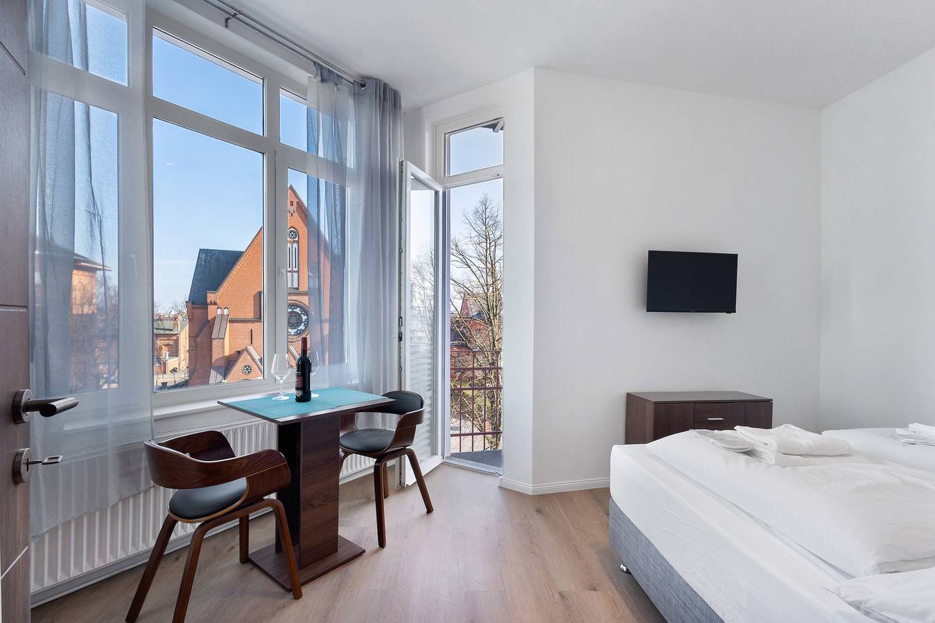 Hel lägenhet, Apartment 'Mit 2 Schlafzimmern 3' with Balcony and Wi-Fi in Lübeck, Lübeckbukten