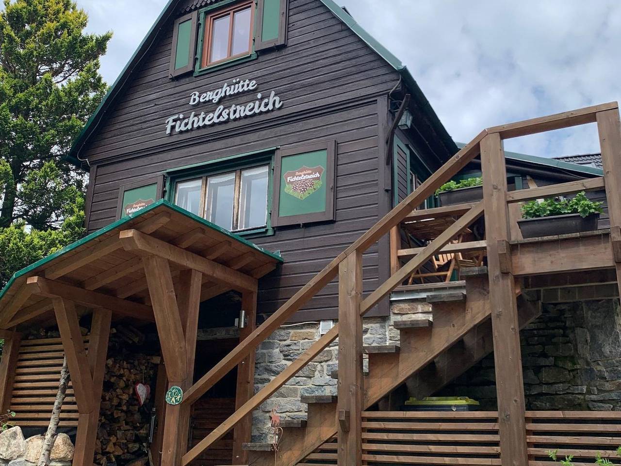 Berghütte Fichtelstreich - Ferienhaus, Dusche, Wc in Oberwiesenthal, Erzgebirge