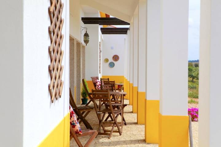 Gîte pour 4 personnes, avec jardin et vue, animaux acceptés dans Rosmaninhal