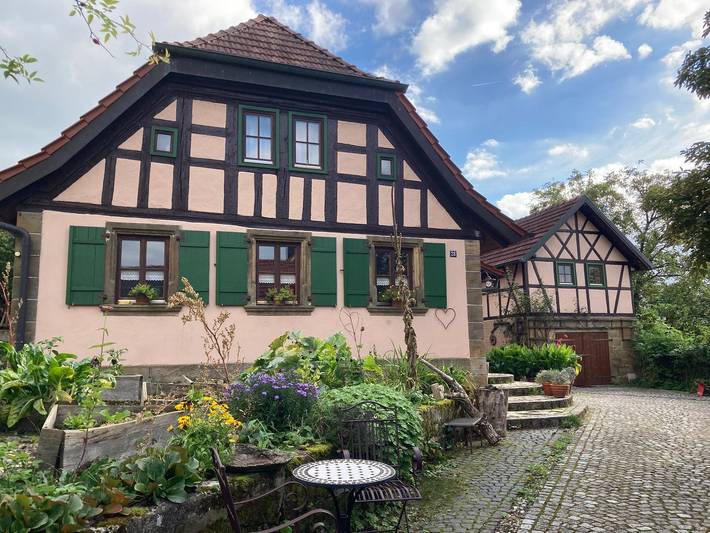 Ferienwohnung für 4 Personen, mit Balkon und Balkon/Terrasse sowie Terrasse in Landkreis Haßberge