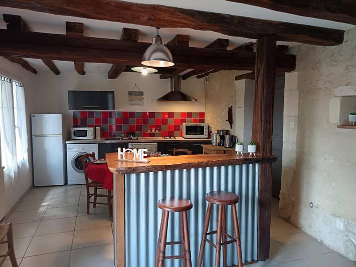 Location de vacances pour 5 personnes, avec jardin, animaux acceptés à La Croix-en-Touraine - 4