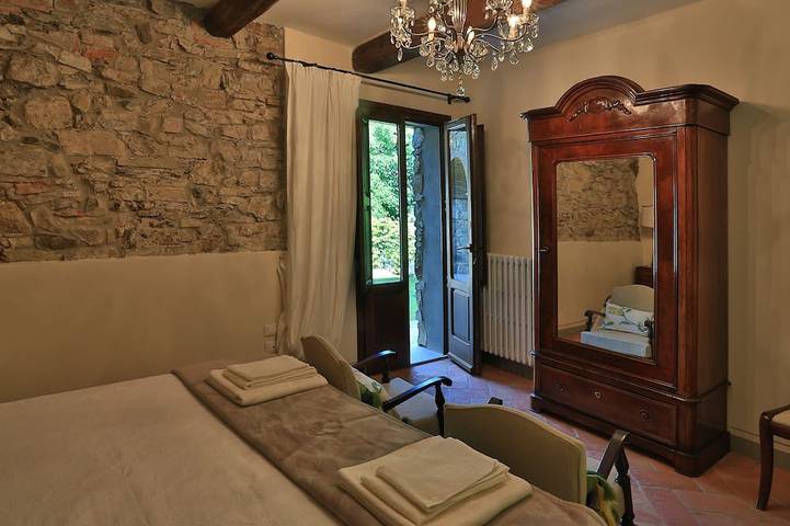 Die Scheune der Villa Buonamici in Vaiano, Prato Provinz