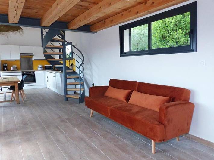 Maison de vacances pour 6 personnes, avec piscine ainsi que vue et terrasse