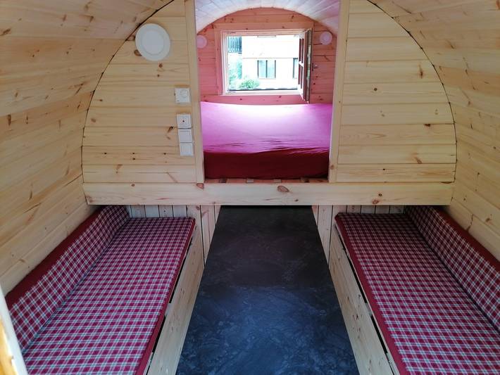 Camping für 4 Personen, mit Terrasse und Garten, kinderfreundlich in Bayern - 4