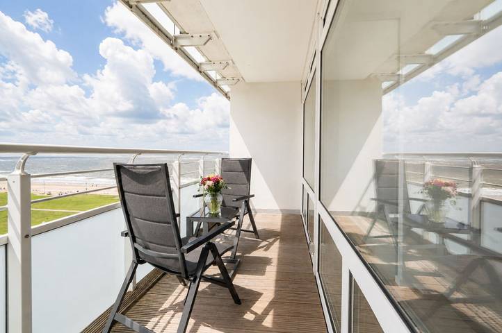 Ferienwohnung für 2 Personen, mit Balkon auf Norderney