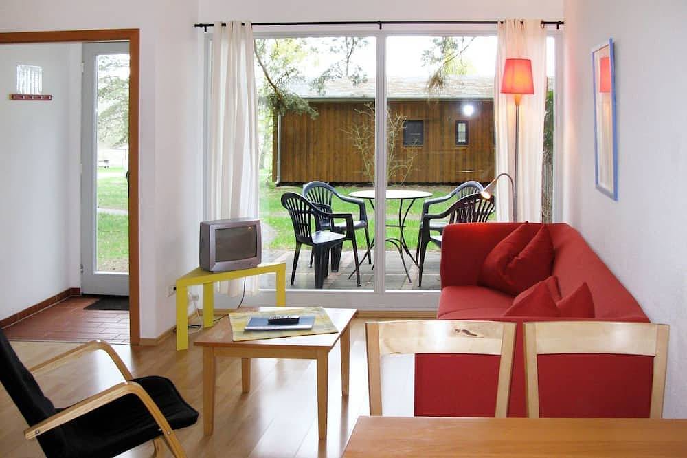 Angenehme Wohnung in einem Ferienhaus für 4 Personen mit  W-Lan, Tv, Terrasse und Parkplatz in Silz, Fleesensee