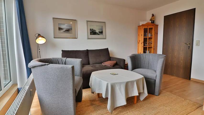 Ferienwohnung für 2 Personen, mit Balkon auf Langeoog