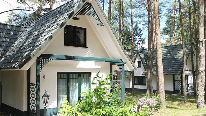 Ferienhaus für 6 Personen, mit Sauna und Terrasse sowie Garten und Pool in Nossentiner Hütte